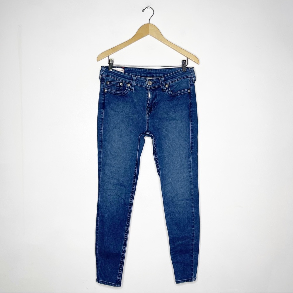 True Religion Halle Mid Rise Super Skinny Jeans Size 31